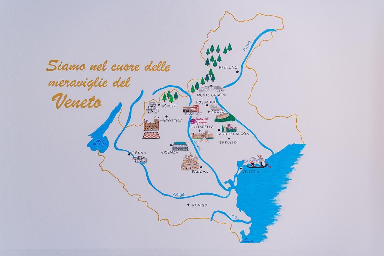 مبيت وإفطار Rosa Del Grappa المظهر الخارجي الصورة